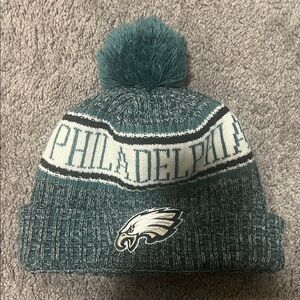New Era Philadelphia Knit Beanie with Pom